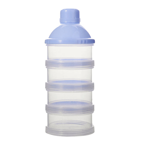 4-Layer Portable Baby Milk Powder Container – BPA-Free Formula Dispenser