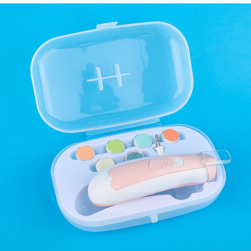 Electric Baby Nail Clipper Set – Safe & Gentle Newborn Nail Care Kit