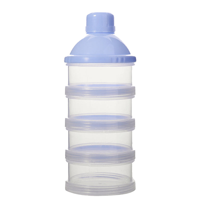 4-Layer Portable Baby Milk Powder Container – BPA-Free Formula Dispenser