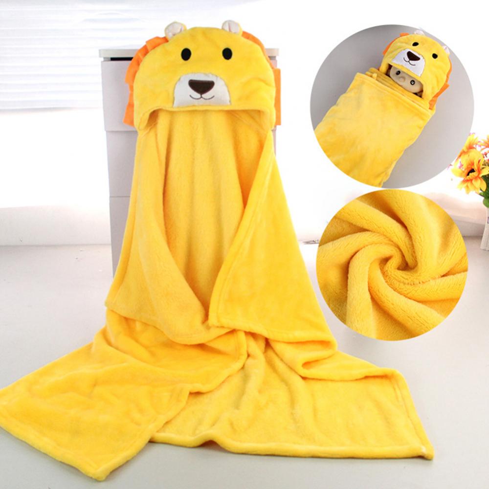 Fluffy Hooded Bath Towel for Kids – Soft & Absorbent Children's Towel