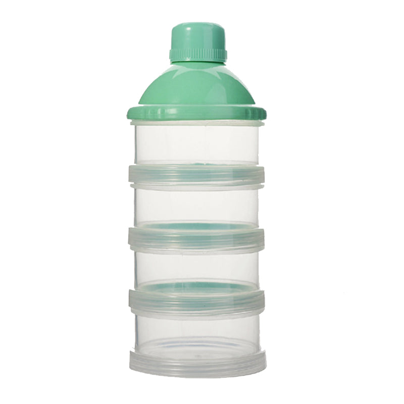4-Layer Portable Baby Milk Powder Container – BPA-Free Formula Dispenser