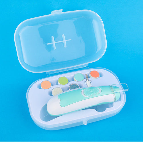 Electric Baby Nail Clipper Set – Safe & Gentle Newborn Nail Care Kit
